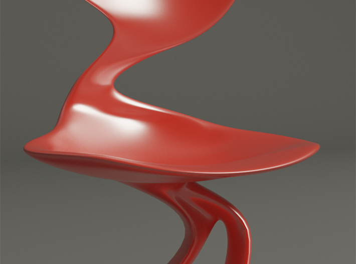Smooth Chair 3d printed 