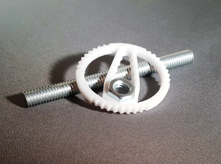 Wrench Keychain 3d printed wrench with 9/16&quot; nut