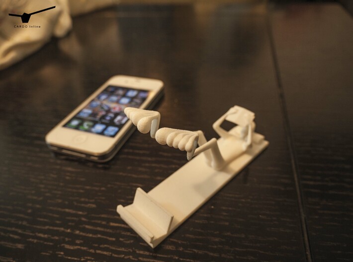 The Reading Man (stand for Iphone 5) 3d printed The Reading Man
