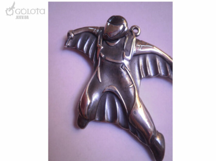 Wingsuit Keychain (and pendant) 3d printed wingsuit keychain