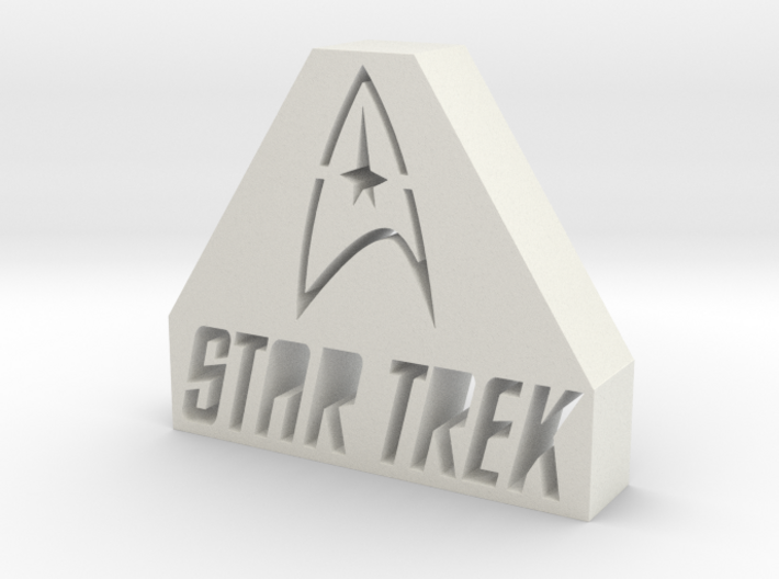 Star Trek Logo 3d printed