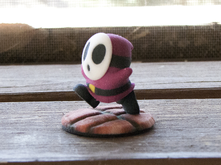Shy Guy - Pink (Bowser's Legion #1) 3d printed