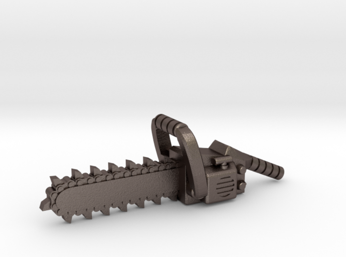 Chainsaw, 1:12 scale, 4mm grips 3d printed