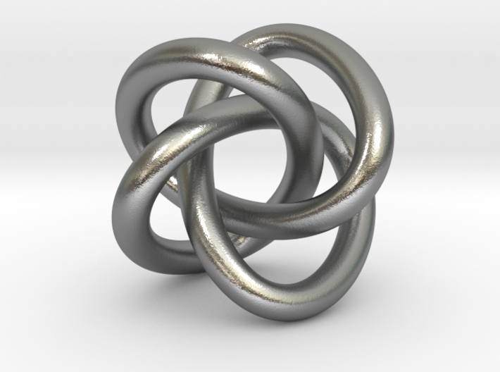 Math Art - (4,3) Torus Knot Pendant 3d printed