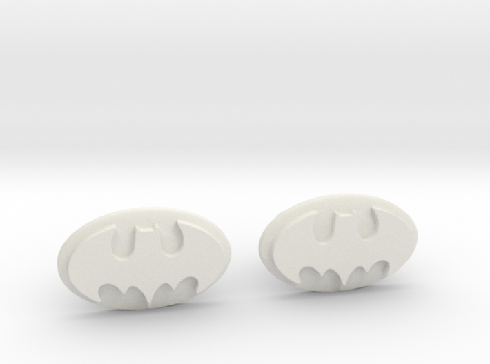 Batman Cufflinks 3d printed