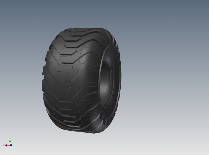 Industrial Style Floater Tire 3d printed 
