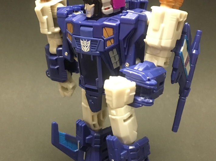 Titans Return Triggerhappy to Swoop Helmet 3d printed Low resolution home printed test for fit and size.