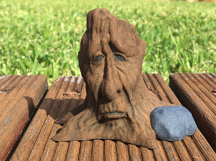 Lonely Old Stump 3d printed 