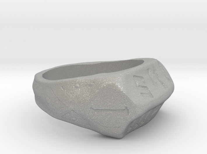 Joan of Arc Communion Ring Size 9 3d printed