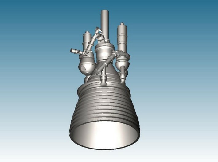 J-2 Engine (1:72) for Saturn IB or V 3d printed CAD Render