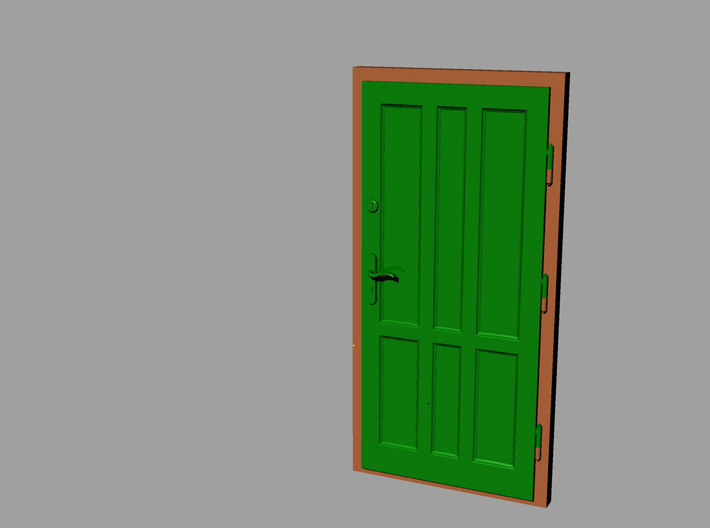 0 scale 1:43 doors ( 2pcs set) 3d printed