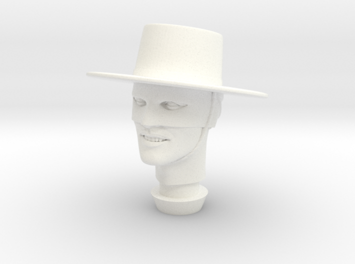 1:9 Scale Zorro Head 3d printed 
