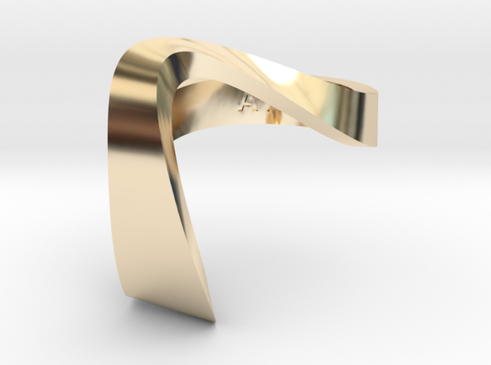 ZEPHYR PRECIOUS 14k gold plated 3d printed 