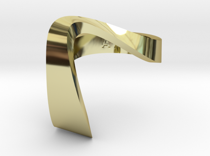 ZEPHYR PRECIOUS 18k gold plated 3d printed 