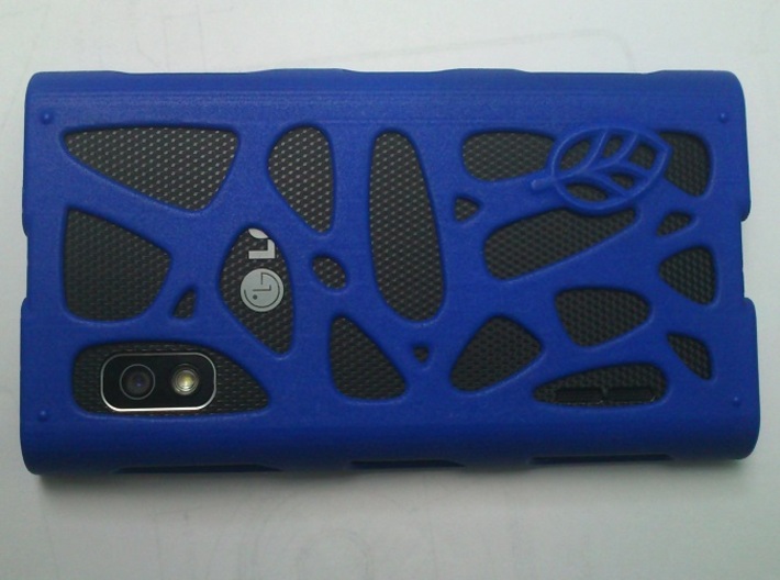 LG Optimus L5 mesh case 3d printed