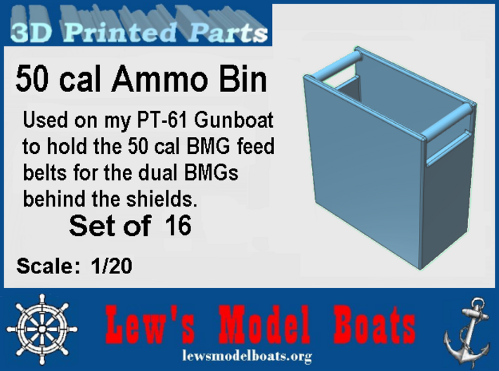 Dual 50 BMG Ammo Boxes 3d printed