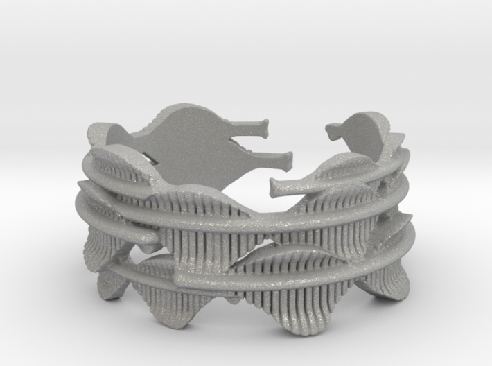 Flying Rods, Skyfish Large Ring Size 12 3d printed