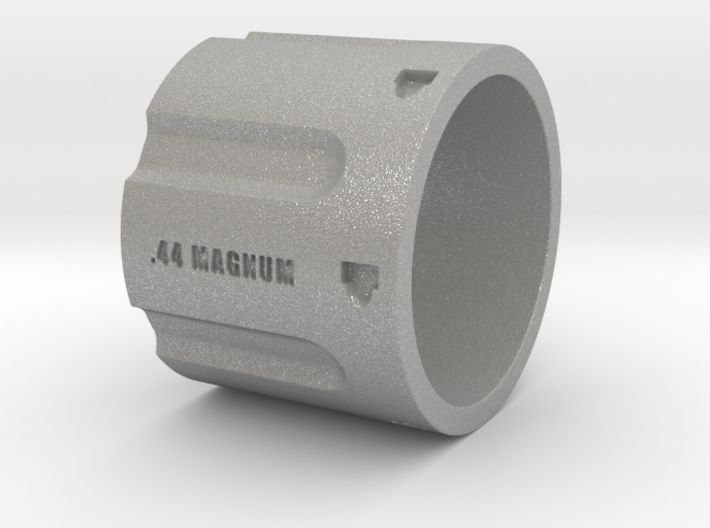 44 Magnum Cylinder XL, 20mm Tall, Ring Size 12 3d printed