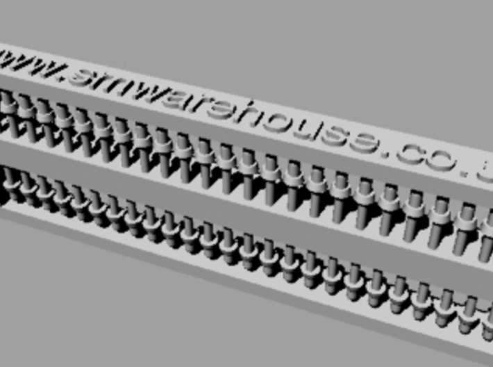 Door handle 1:87 ( H0) scale , 50 pcs set 3d printed 