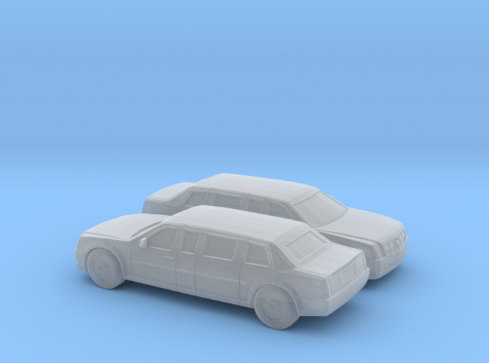 1/200 2X 2009 Cadillac Presidential State Car 3d printed