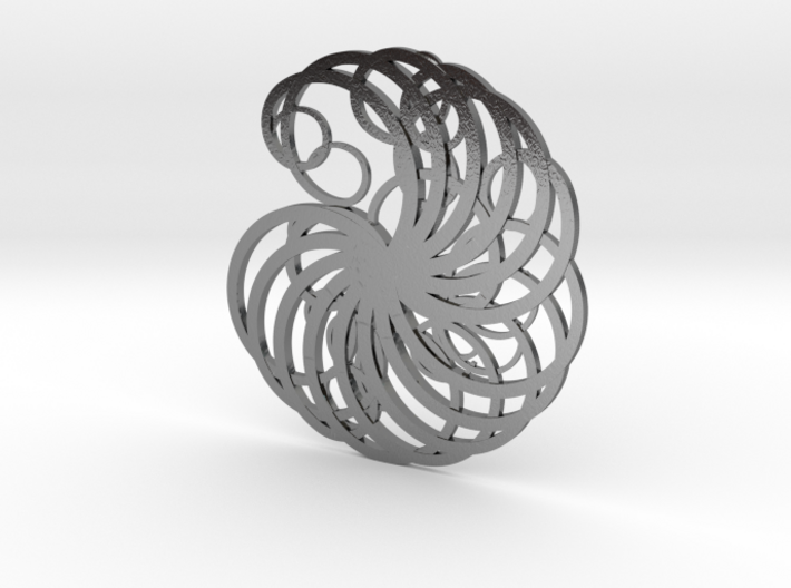 Spiral Pendant 3d printed