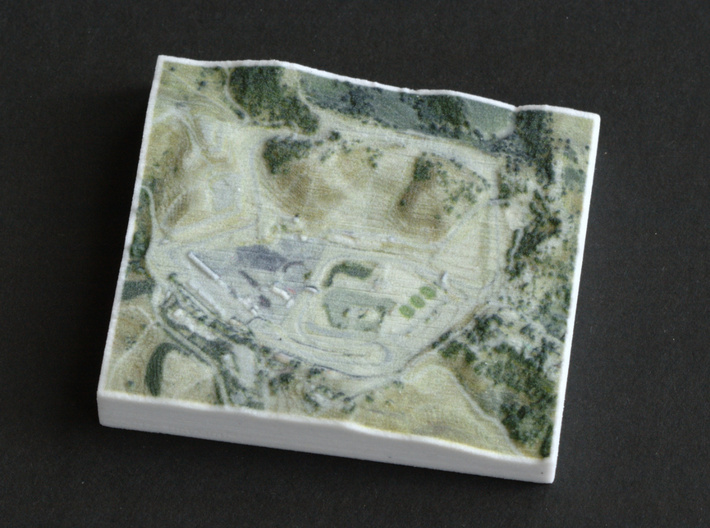 Laguna Seca, California, USA, 1:20000 3d printed 