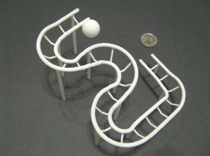 Rolling Ball Sculpture 3d printed Description