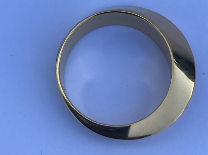 Ring Moebius 3d printed 