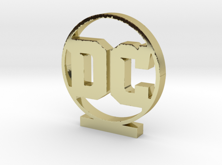 DC Logo 3d printed