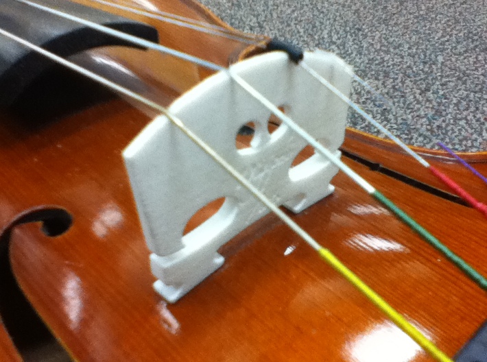 Violin Bridge V2 3d printed