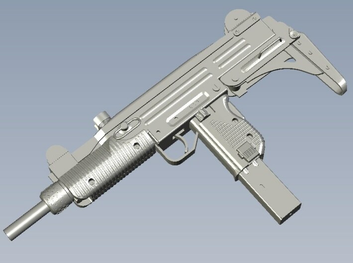 1/24 scale IMI Uzi submachineguns x 3 3d printed 