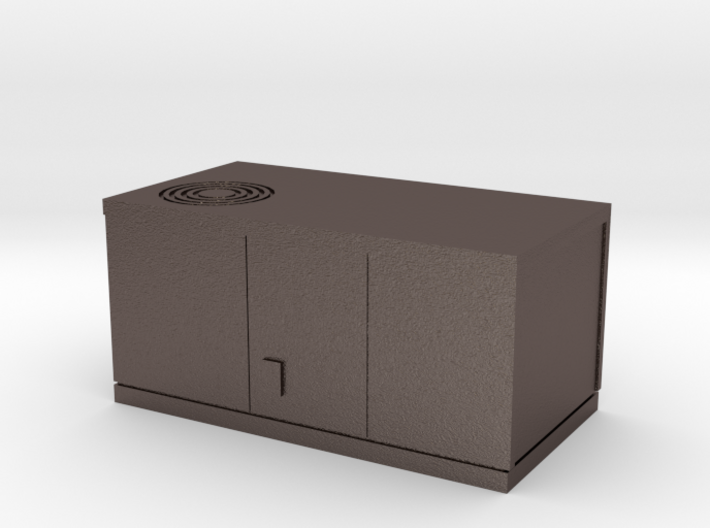 HO scale rooftop air conditioning unit 3d printed