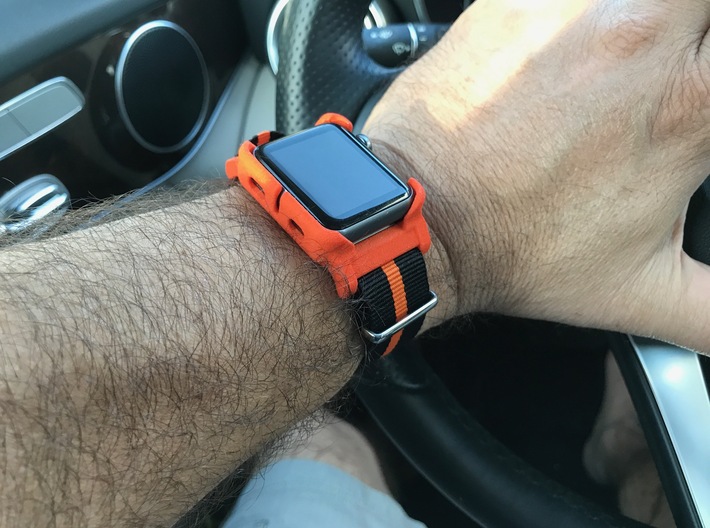 Apple Watch Case - 38mm For 22mm NATO / RAF Strap 3d printed