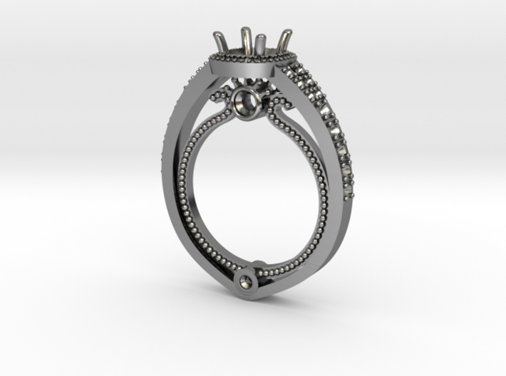 CA13 - Bat Man Style Engagement Ring Design 3D (U4R9L49N8) by  jewelry3dmodels