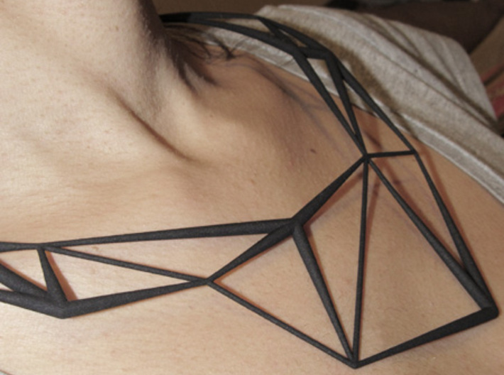 Necklace Triangles 3d printed