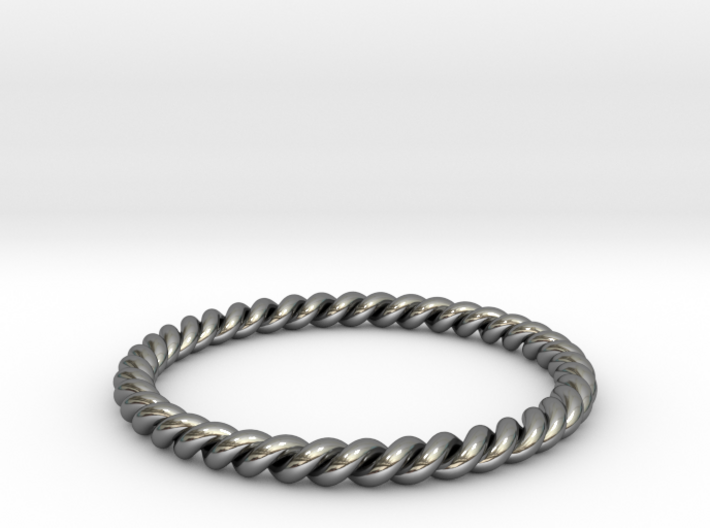 TWIST BAND RING 3d printed