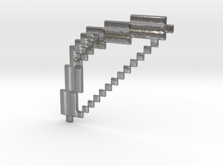 Minecraft Bow Keychain 3d printed