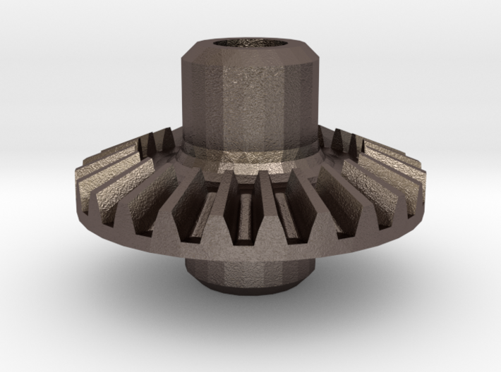 Large Bevel Gear Steel 3d printed