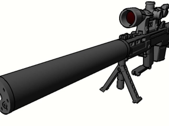 1/6 scale Russian VKS Sniper Rifle  3d printed Add a caption...