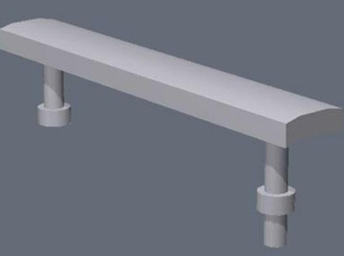 28mm/1:56th benches set 1 3d printed Modern benches