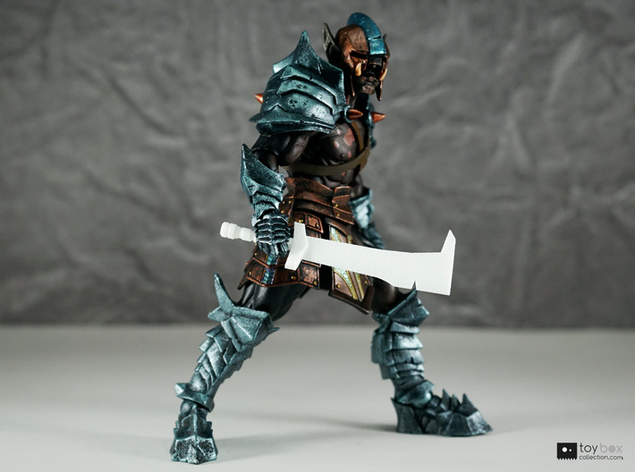 Orc Hunter sword (style 1) for Mythic Legions 3d printed 