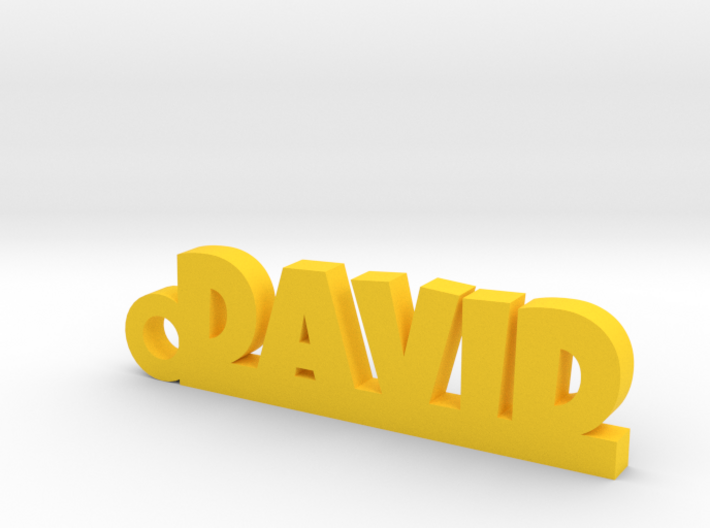 DAVID Keychain Lucky 3d printed