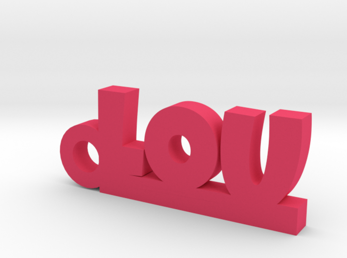 LOU Keychain Lucky 3d printed