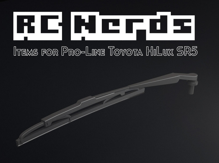 RCN008 wipers for Pro-Line Toyota SR5 3d printed