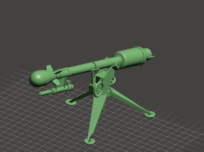 "Davy Crockett" Atomic Weapon (+ XM-29 Launcher)! 3d printed 