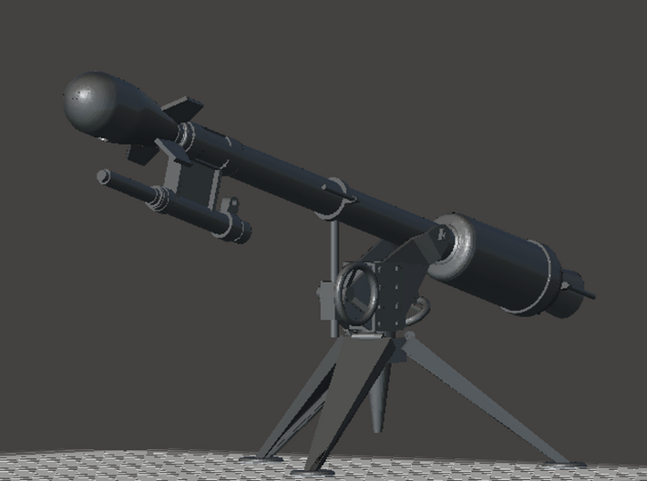 "Davy Crockett" Atomic Weapon (+ XM-29 Launcher)! 3d printed 