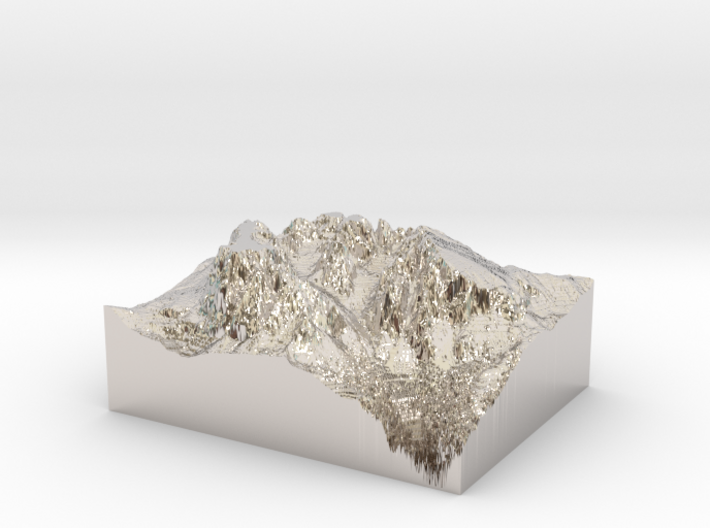 MyTinyDolomites &quot;Sasso Lungo e Sasso Piatto&quot; (Dolo 3d printed