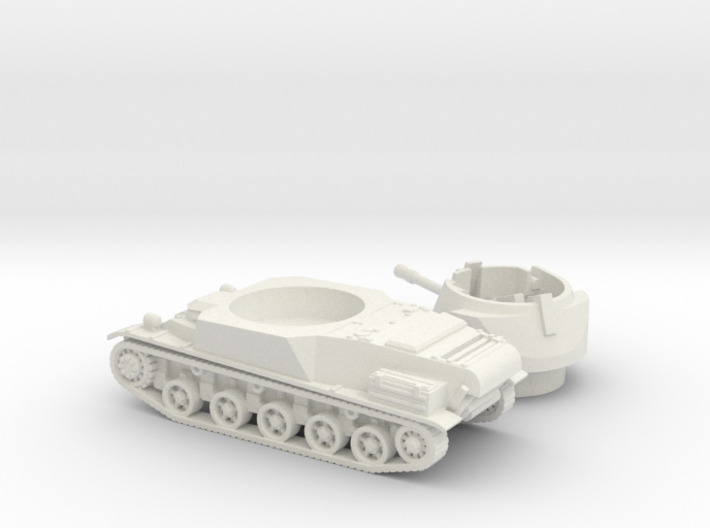 L-62 tank (Sweden) 1/100 3d printed