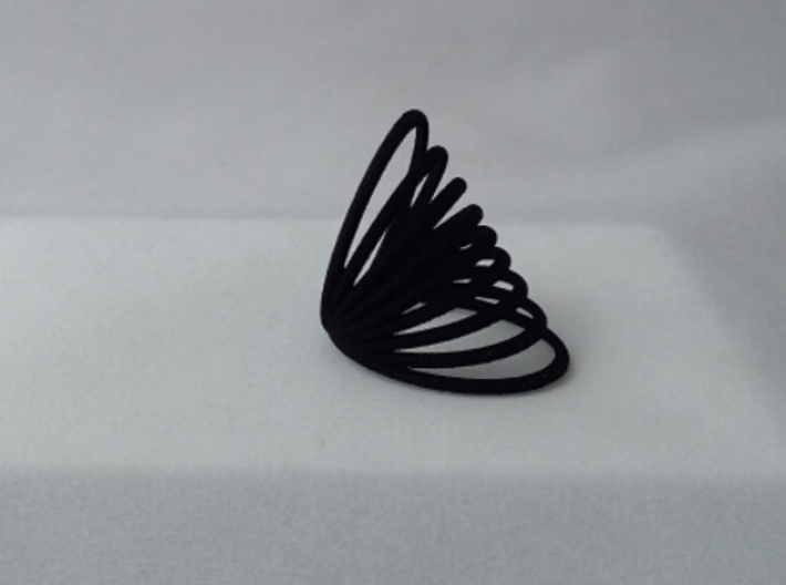 RING MAGNETIC FIELD PLASTIC SIZE 7 3d printed 