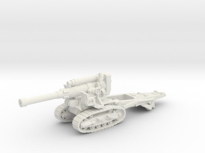 B-4 Soviet howitzer (Russia)-tractor 1/87 3d printed